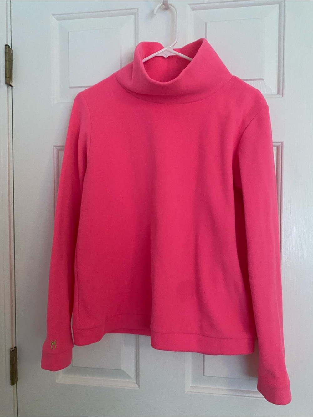 Dudley Stephens Bright Pink Cowl Neck Pullover